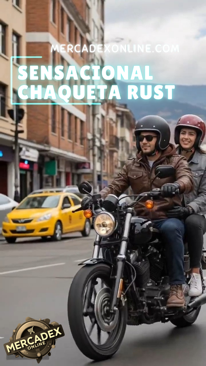 SENSACIONAL CHAQUETA RUST