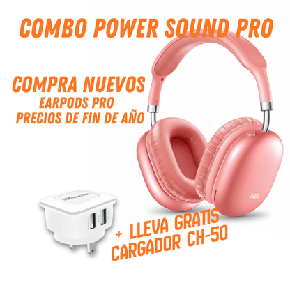 PowerSound Pro. Audifonos EarPods Pro + Travel Charger CH-50 GRATIS!!
